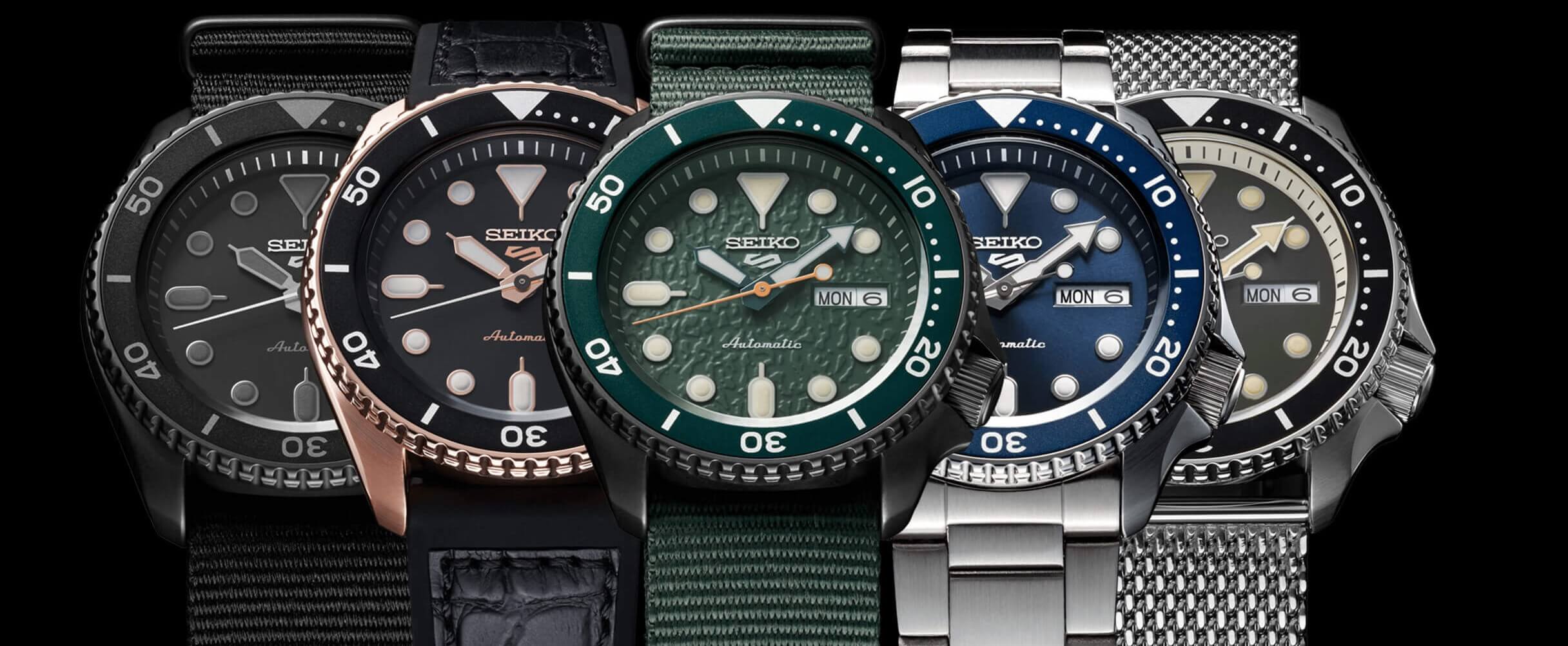 Seiko 5 Sports watches