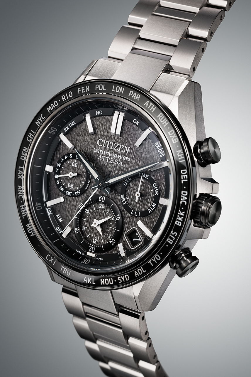 Citizen Attesa Satellite Eco-Drive Titanium Watch CC4058-67X