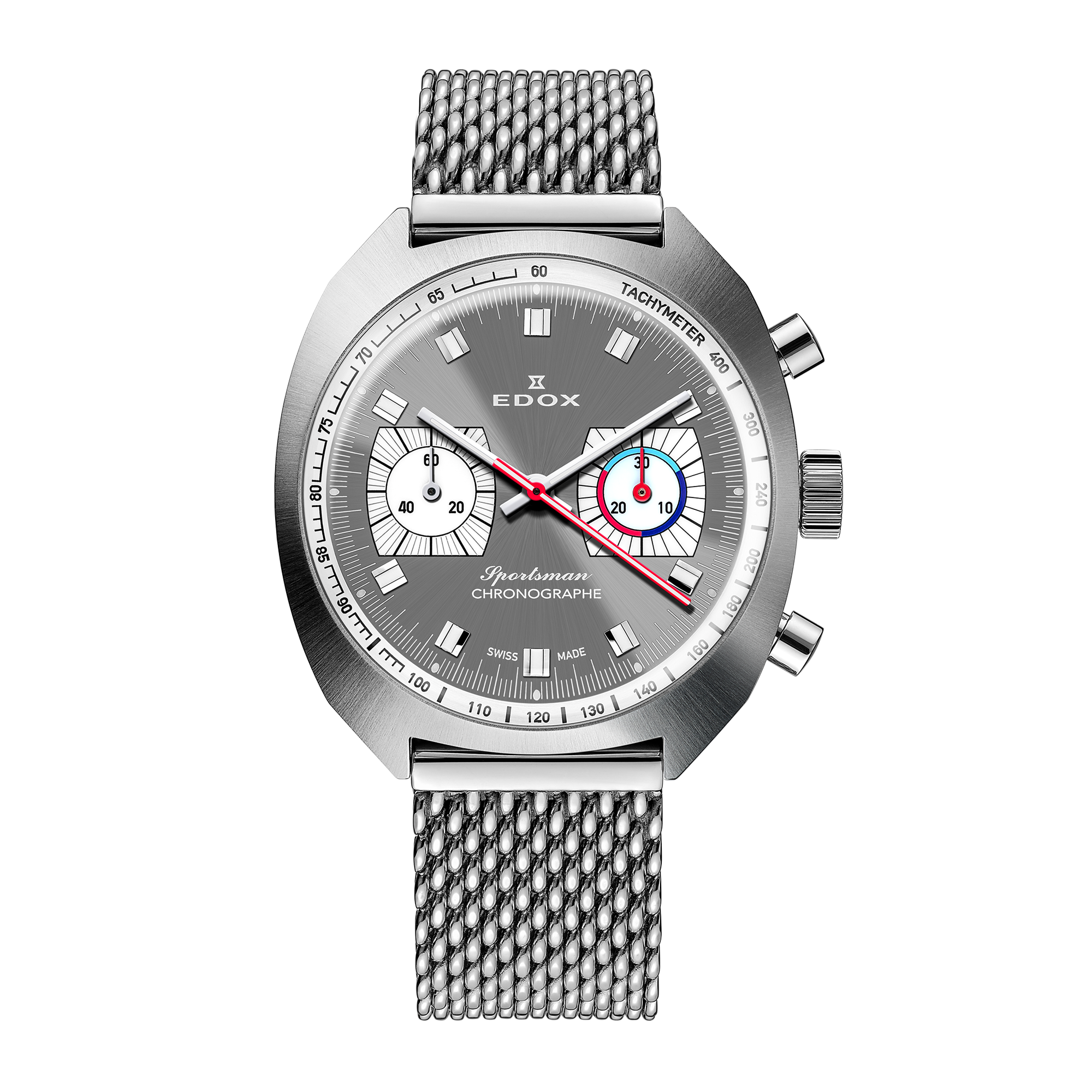 Edox Sportsman Chronograph Automatic Watch for Men Luxury Time