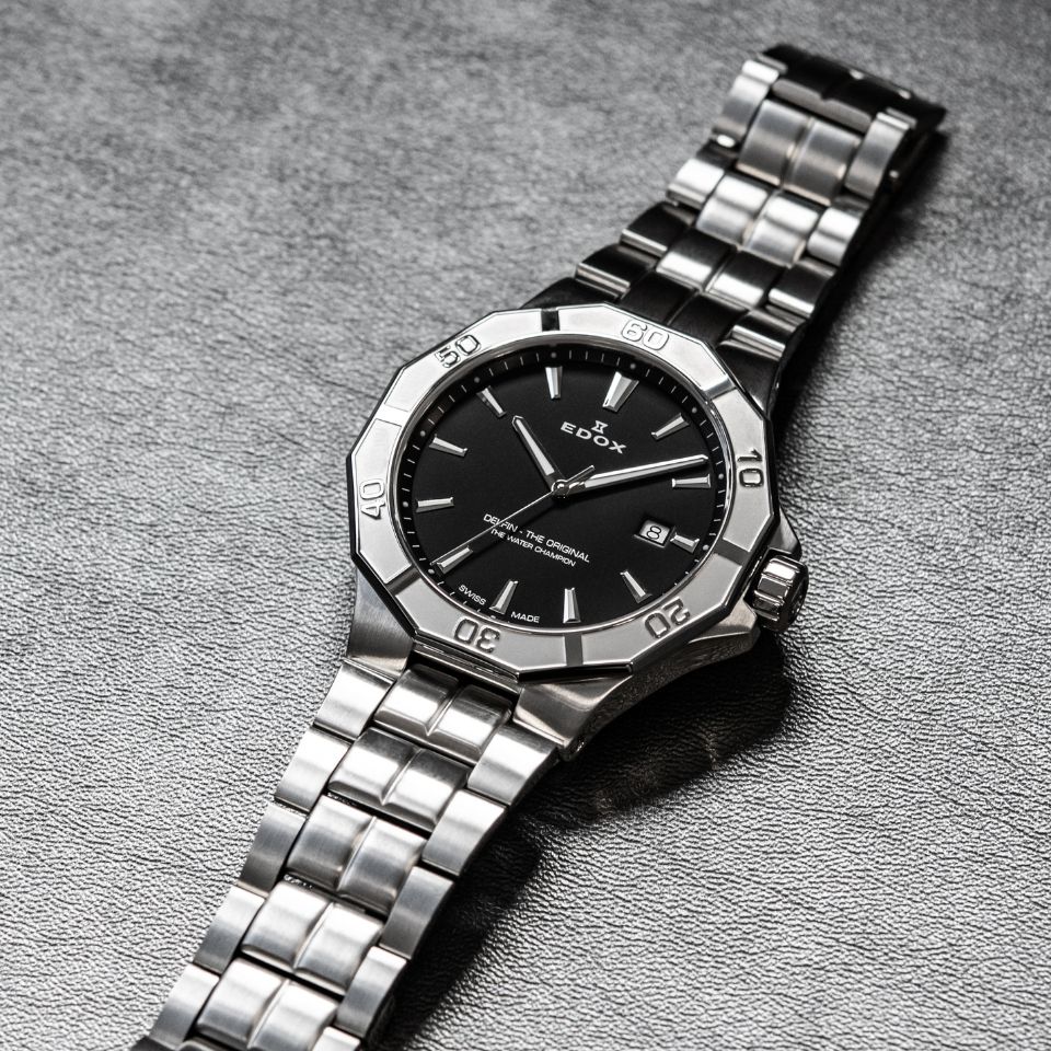 Edox Delfin the Original Men’s Swiss Watch Precision Water Resistant