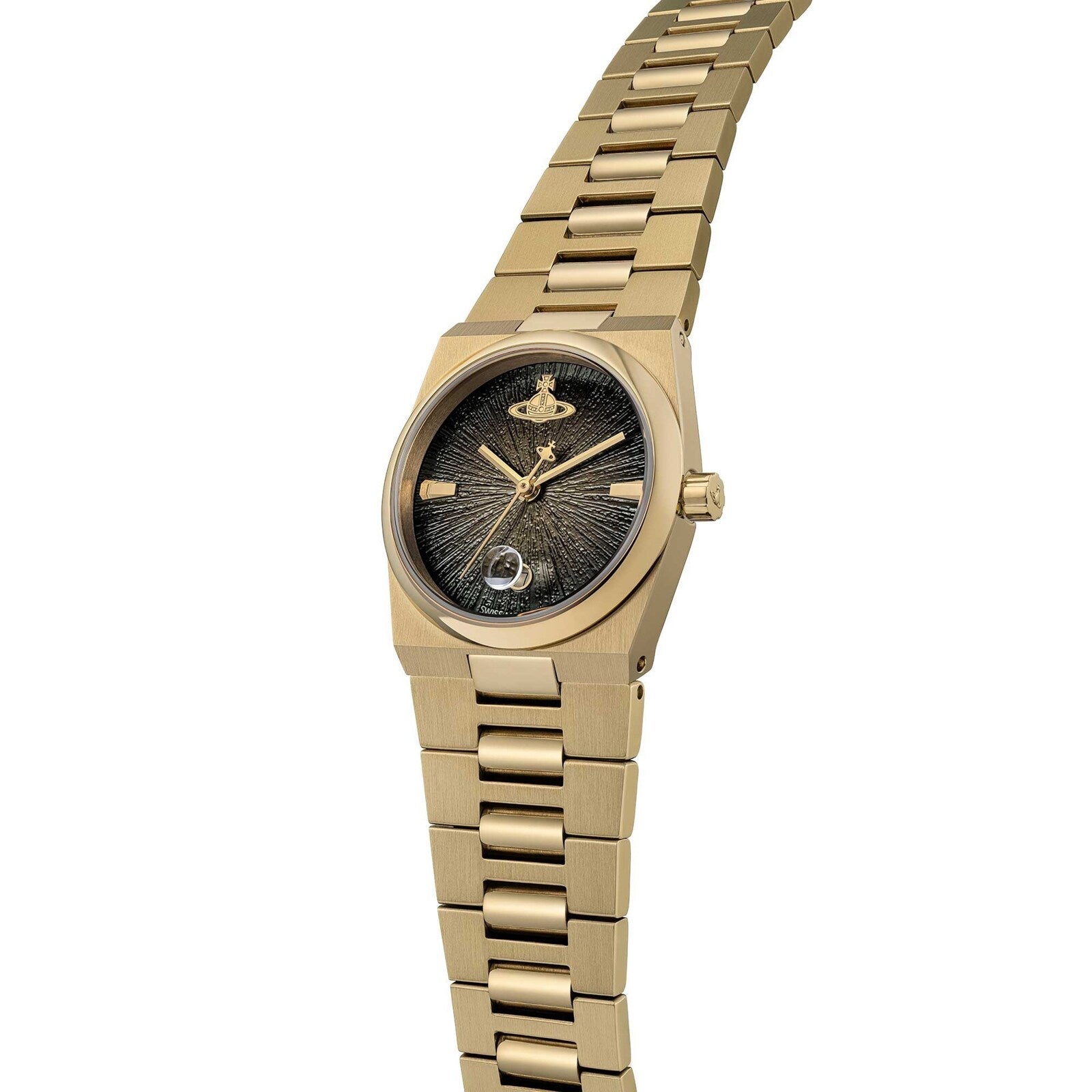 Vivienne Westwood The Hoxton Black Dial Stainless Steel Women's Watch VV332MTGD