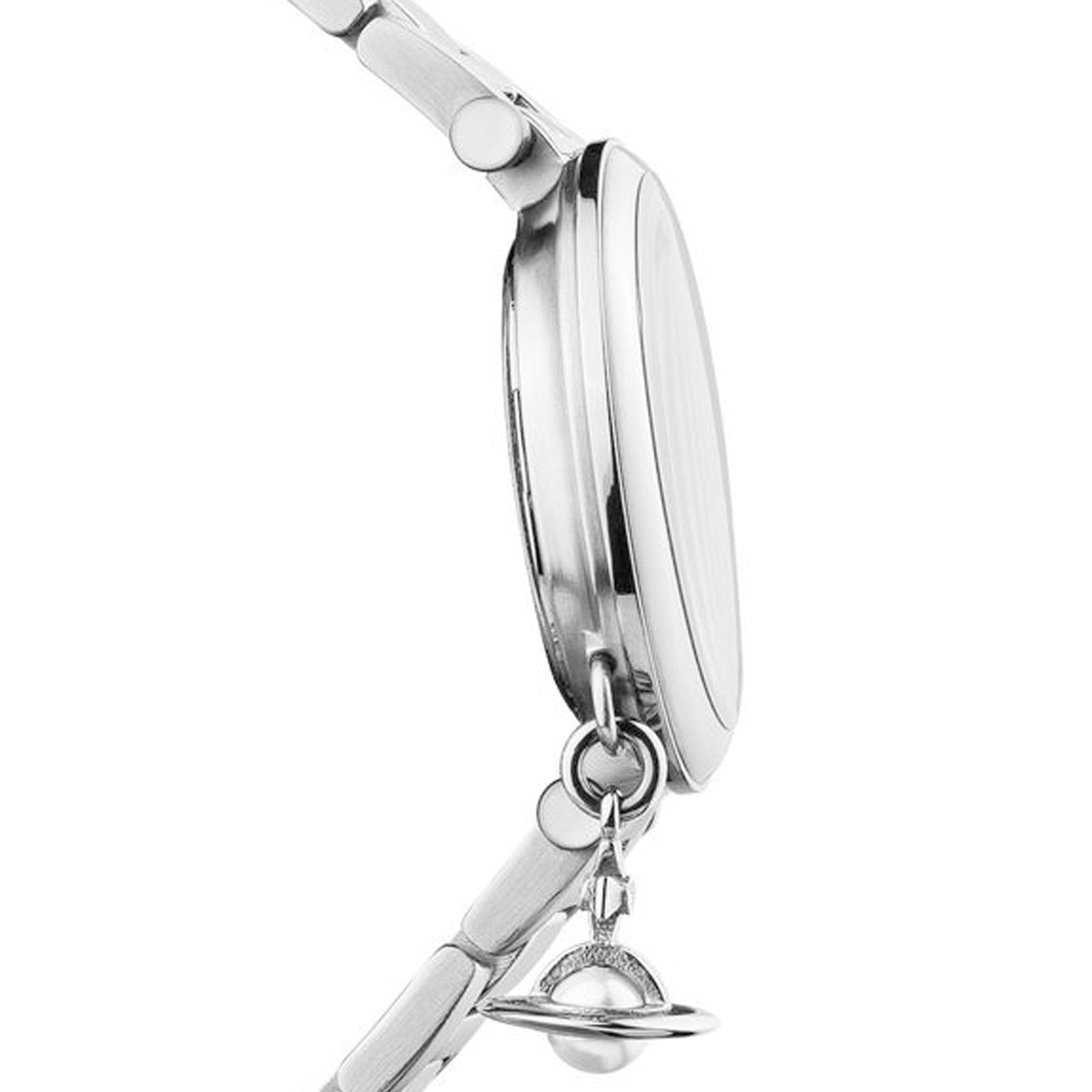 Vivienne Westwood Mother Orb Mother of Pearl Dial Stainless Steel Women's Watch VV006PSLSL