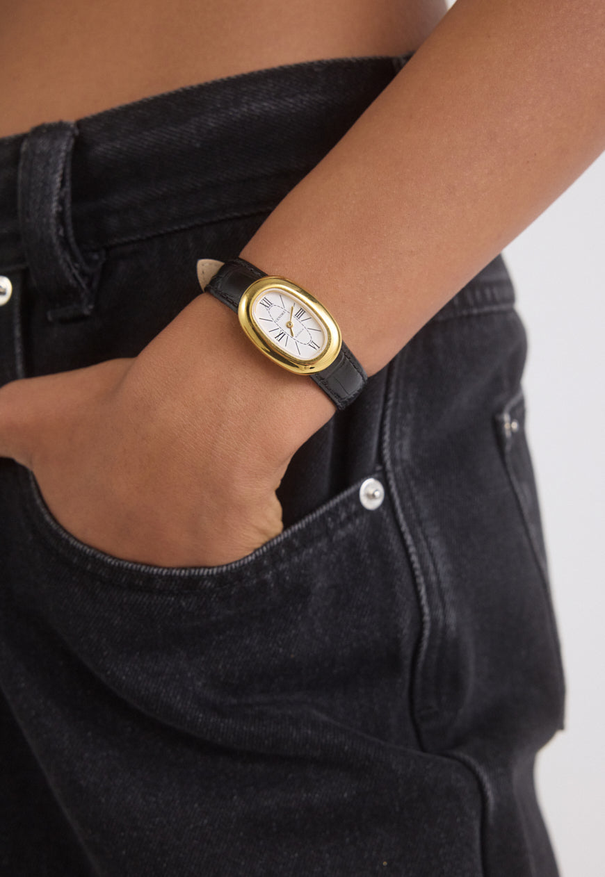 Cendré Bridgette White Dial 18K Gold Women's Watch — view 4