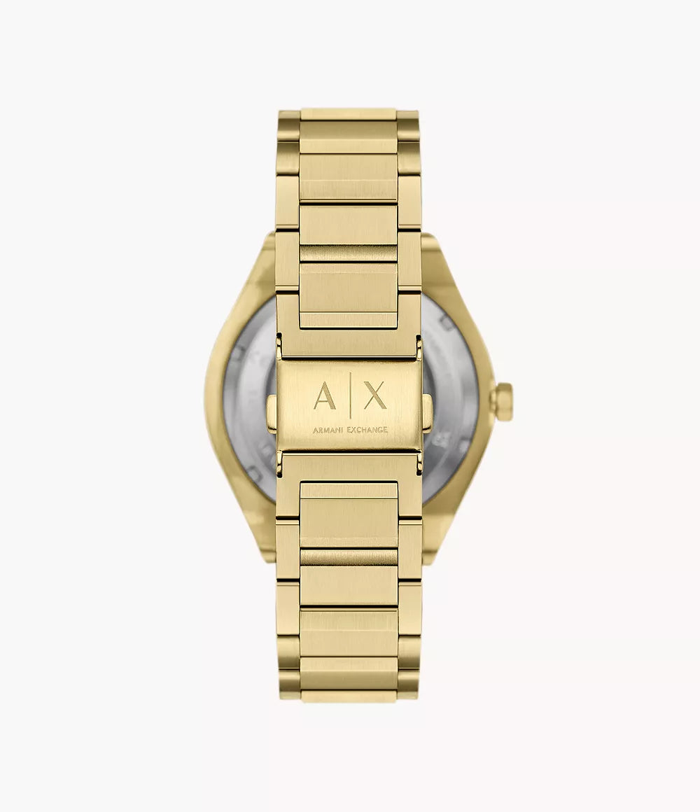 Armani Exchange Sync Automatic Gold Stainless Watch AX4194