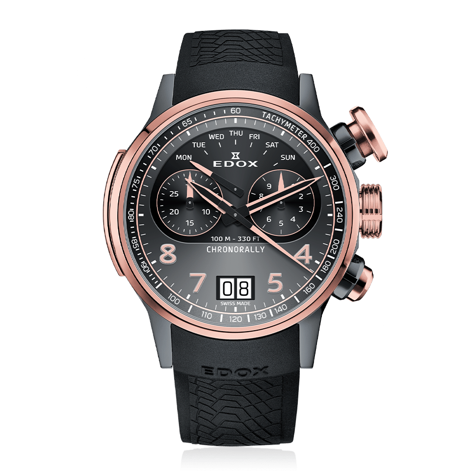 Edox Chronorally Chronograph Watch for Men Swiss Precision 2024