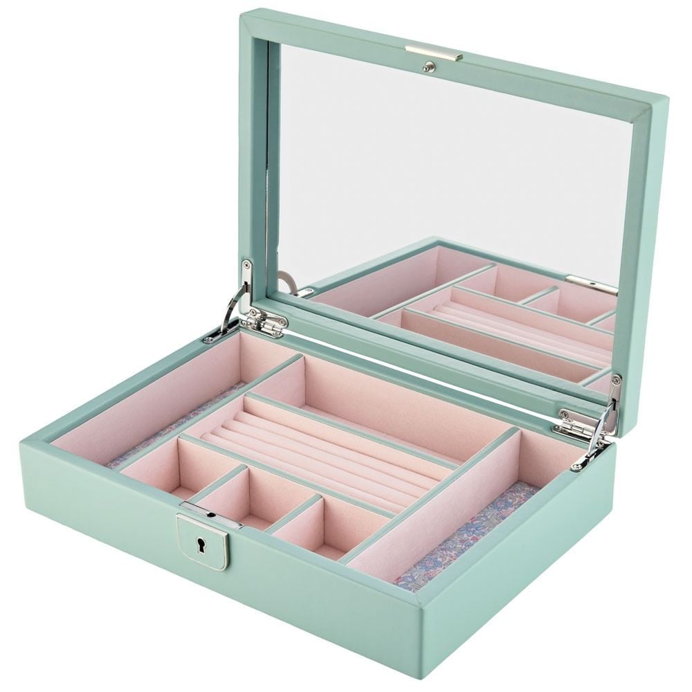Wolf Liberty Medium Jewelry Box Sage 381151