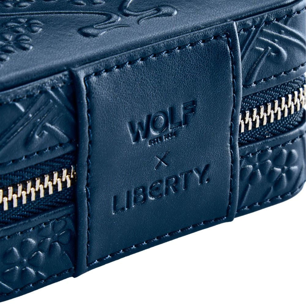 Wolf Liberty Small Zip Case Navy 381317