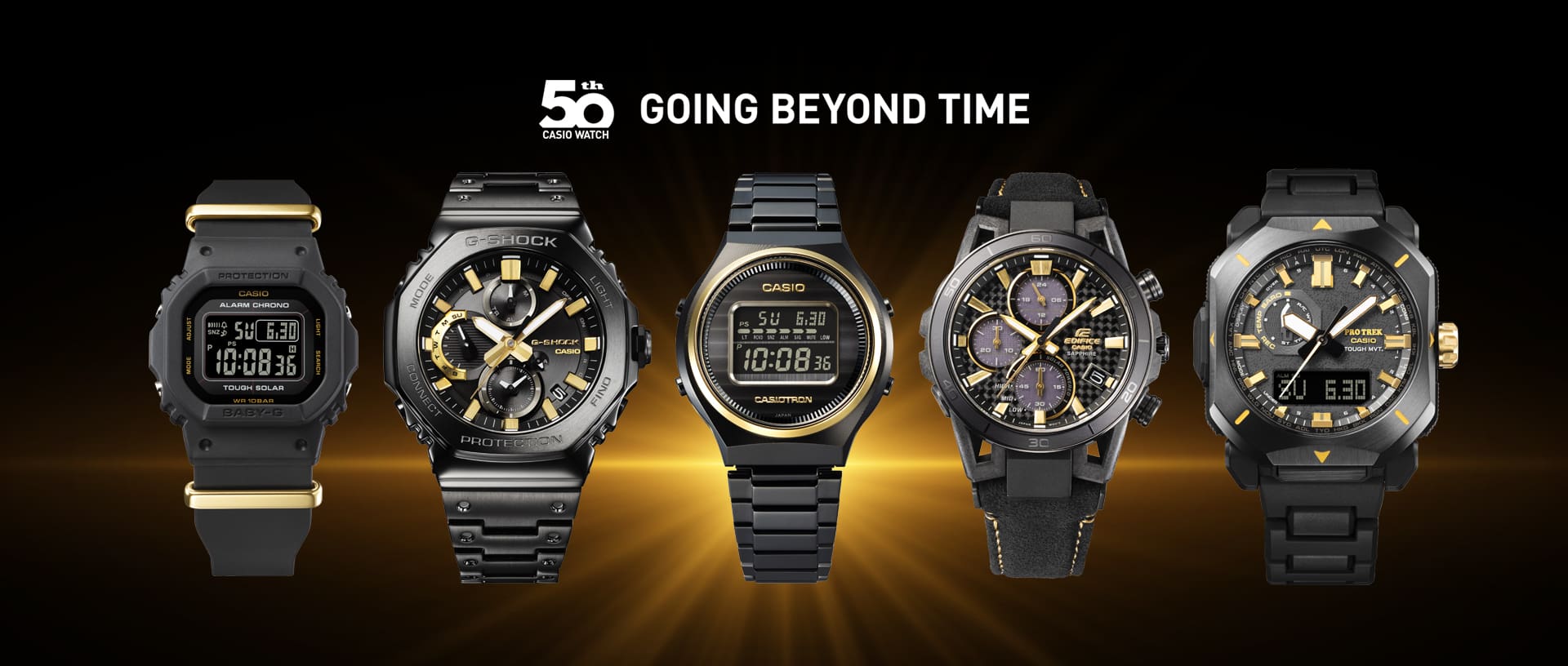 Casio Casiotron Black Stainless Steel Watch TRN50ZE-1A