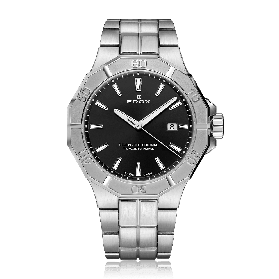 Edox Delfin the Original Men’s Swiss Watch Precision Water Resistant