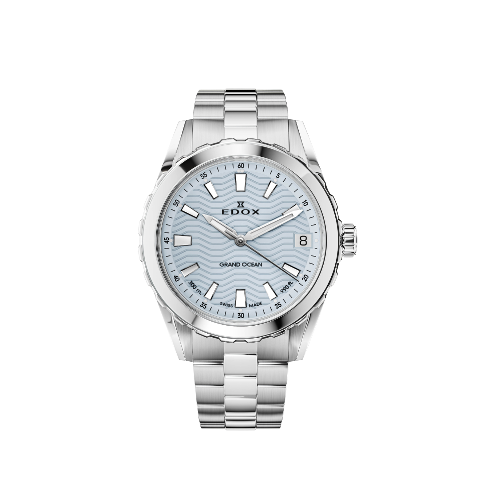 Edox Grand Ocean Blue Dial 33mm Watch 531033MBUCN