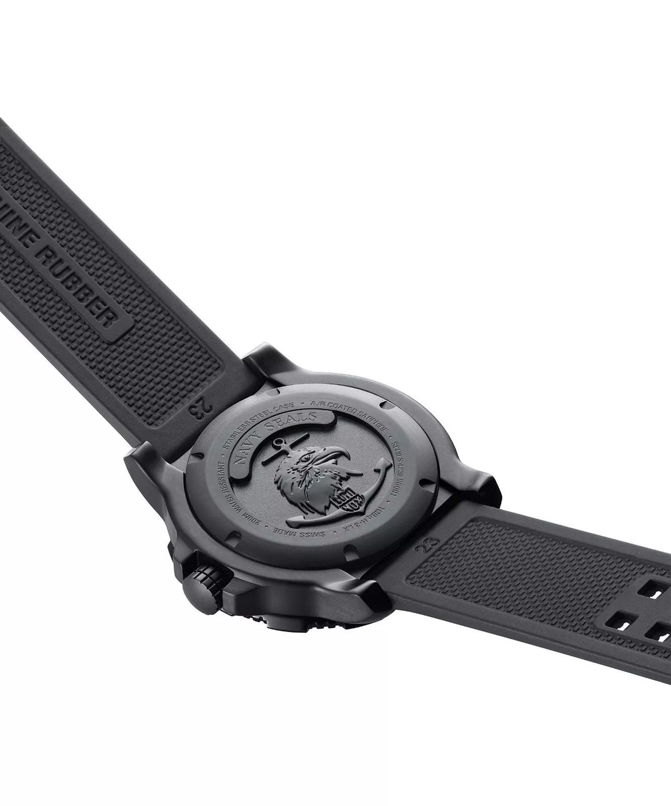 Luminox Navy Seal Black Dial Rubber Band Watch XS.4231.SET