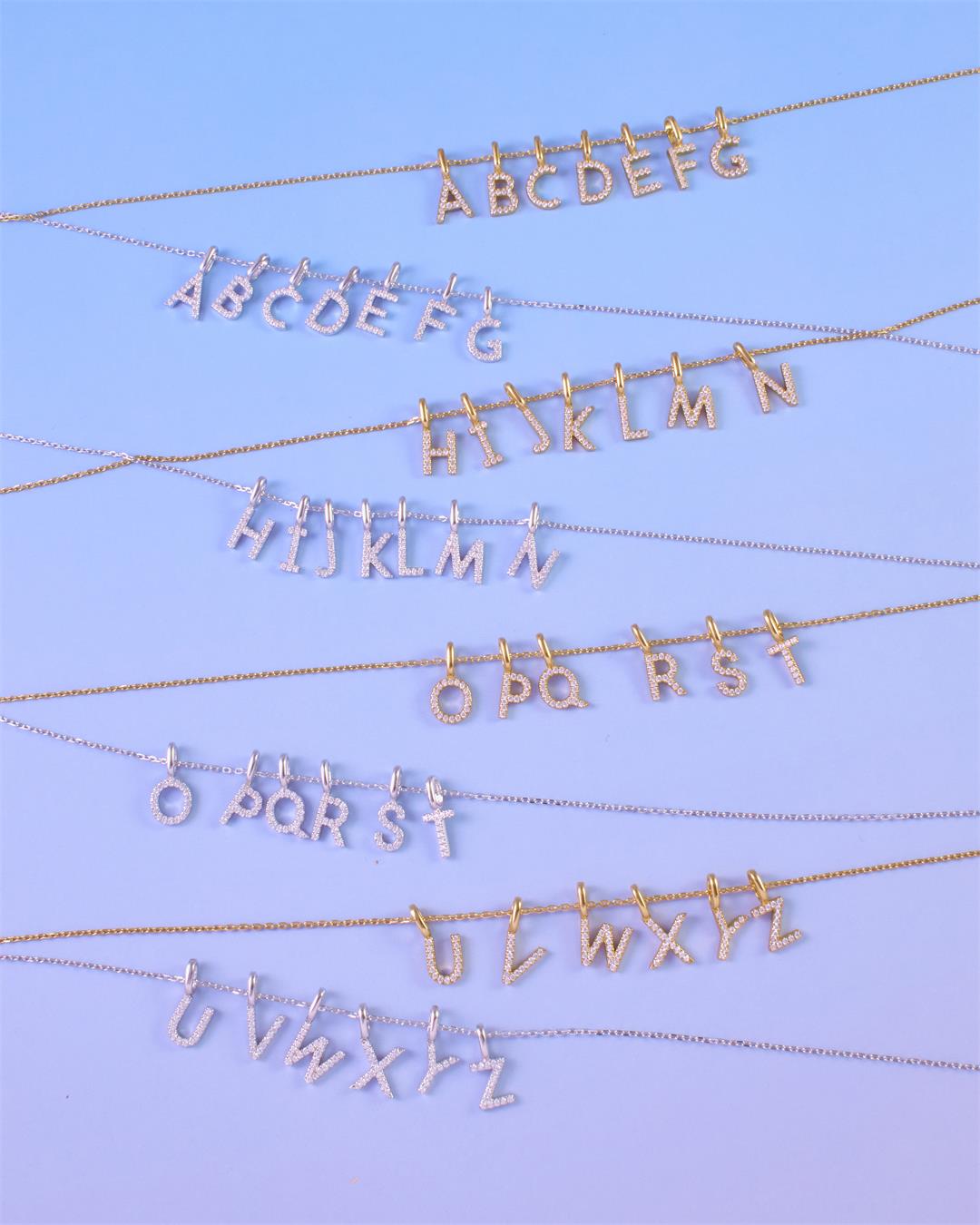 Ania Haie Silver Letter T Initial Necklace