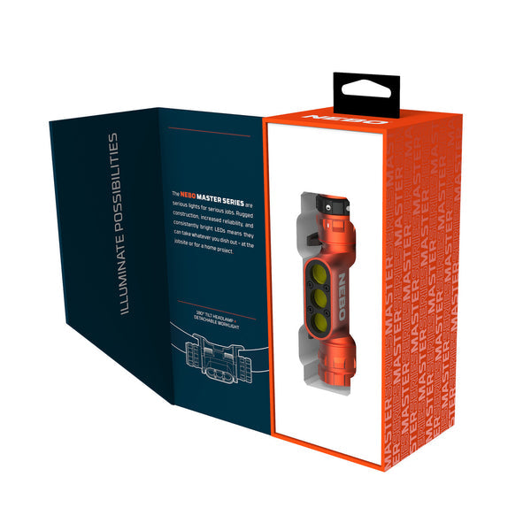 NEBO Master Series HL1000 Rechargeable Headlamp 1000 Lumens SKU 89641