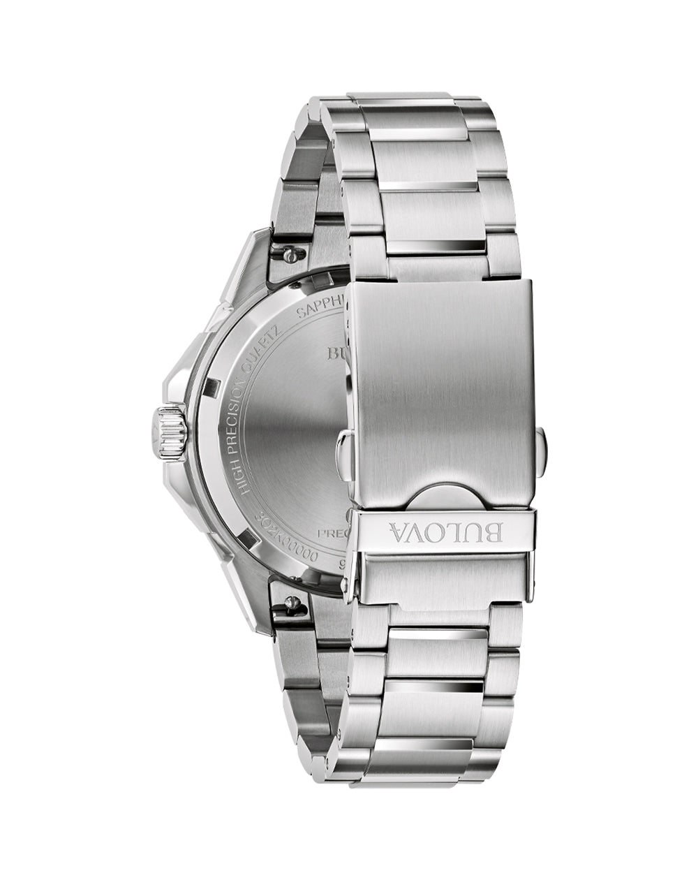 Bulova Marine Star Blue Dial Stainless Steel Sport Watch for Men 96B433