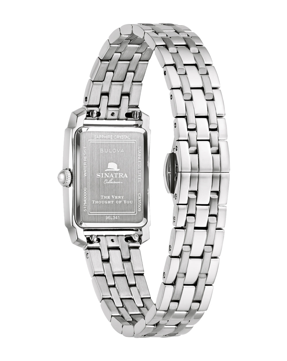 Bulova Frank Sinatra "The Very Thought of You" 33MM Black Dial Watch 96L341