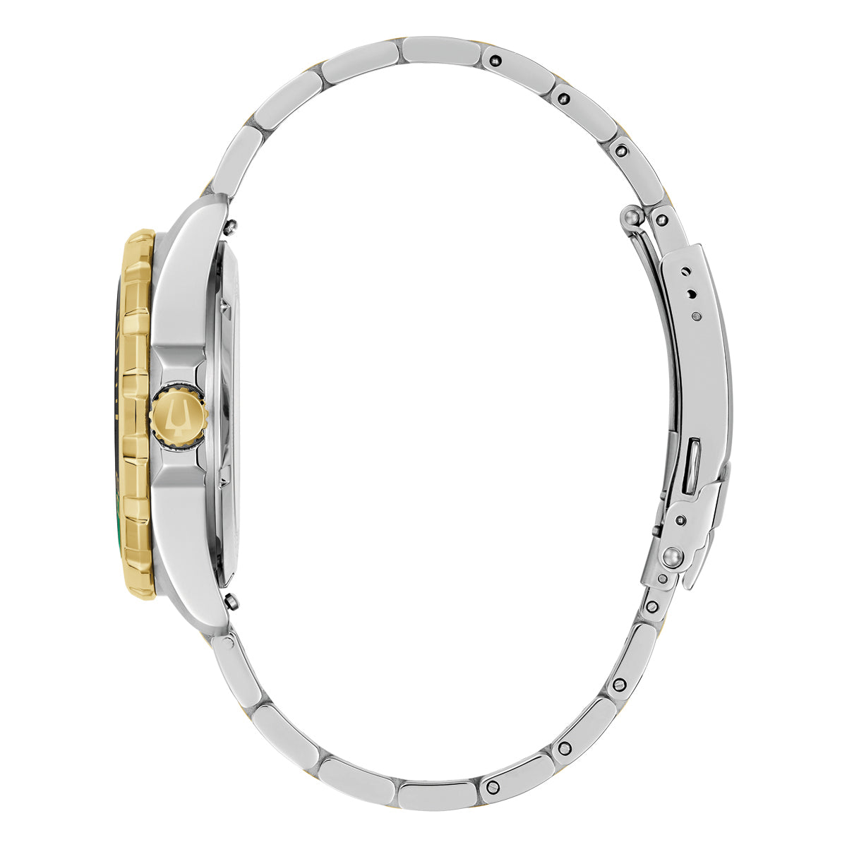 Bulova Marine Star Green Dial Stainless Steel Watch 98B467