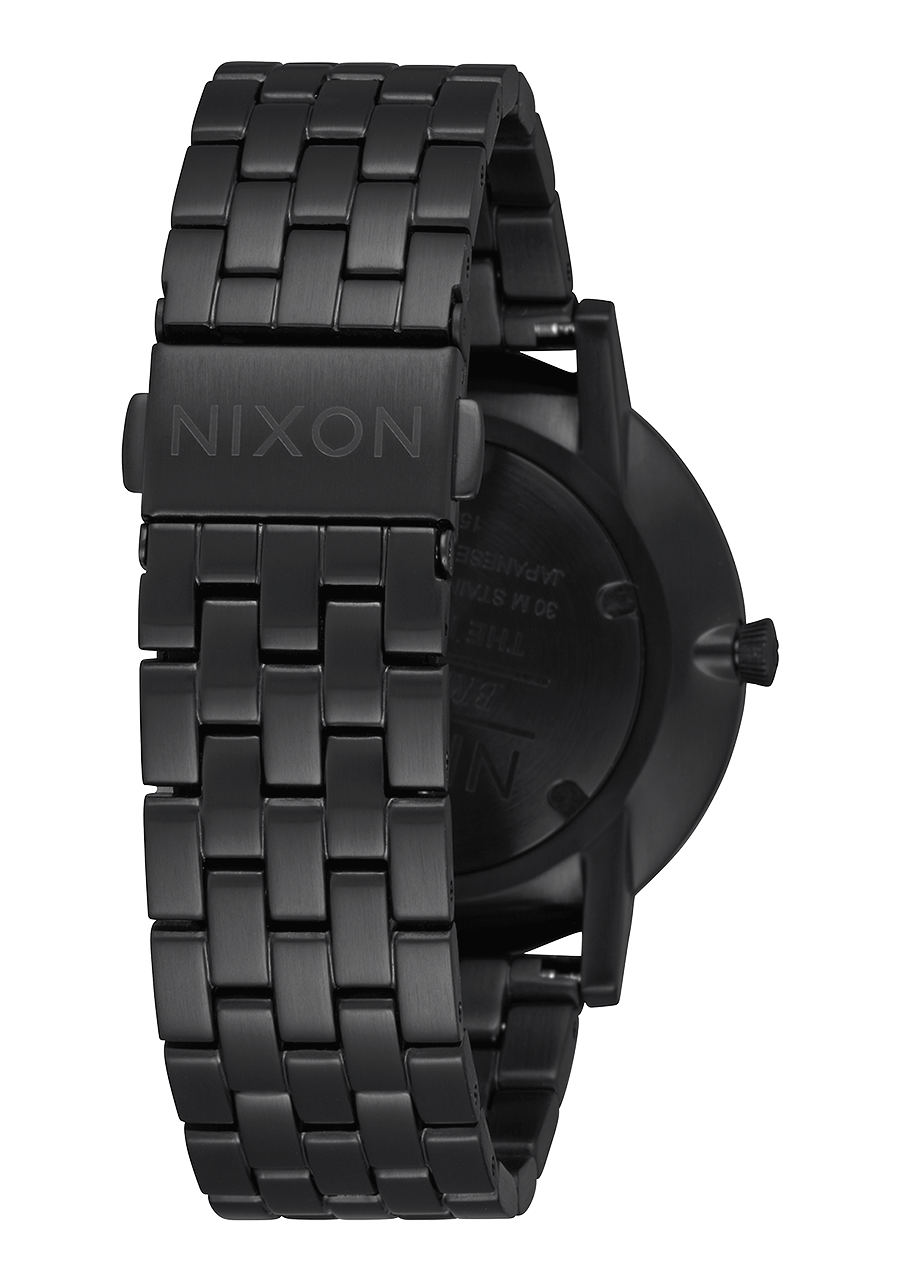 Nixon Porter All Black / Gold Watch A1057-1031-00