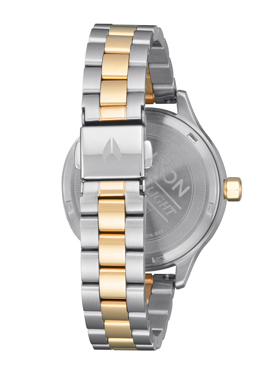 Nixon Optimist Stainless Steel Silver Dial Womens Watch A1342-1921-00