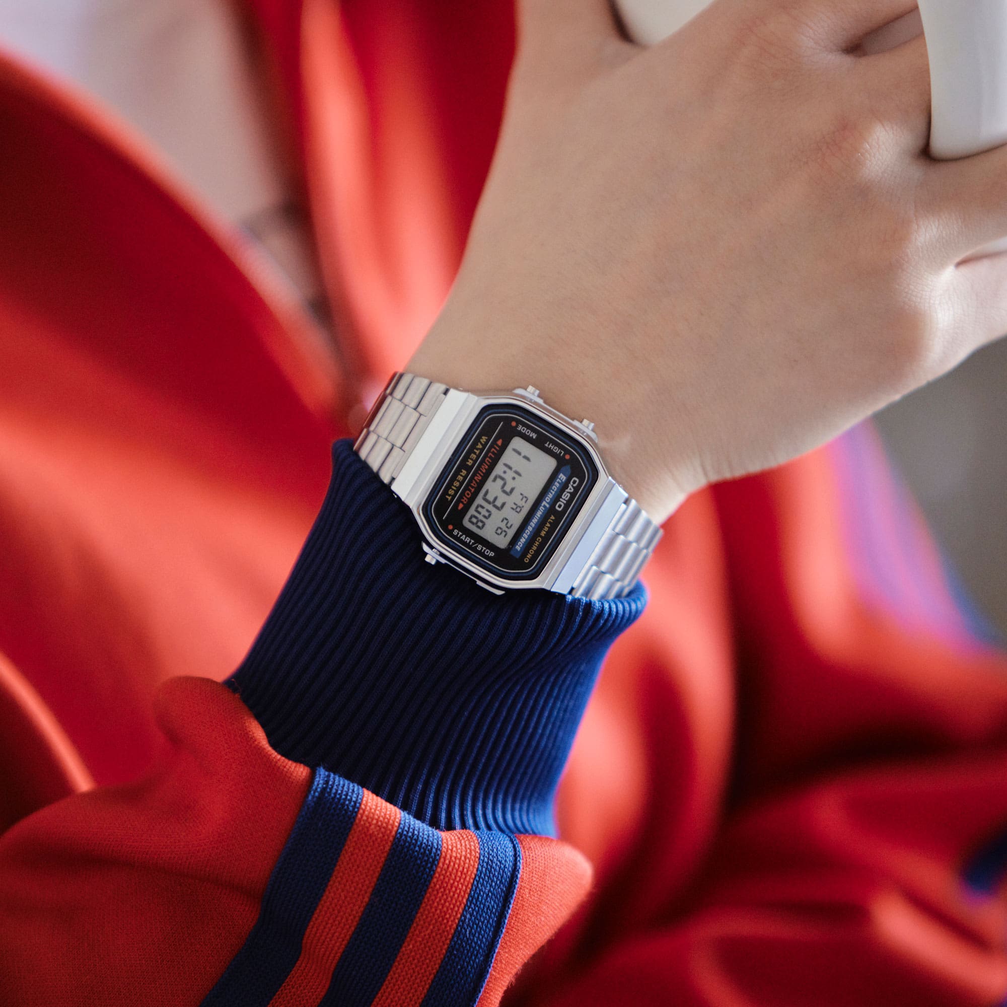 Casio Classic Digital Stainless Steel Watch A168WA-1W