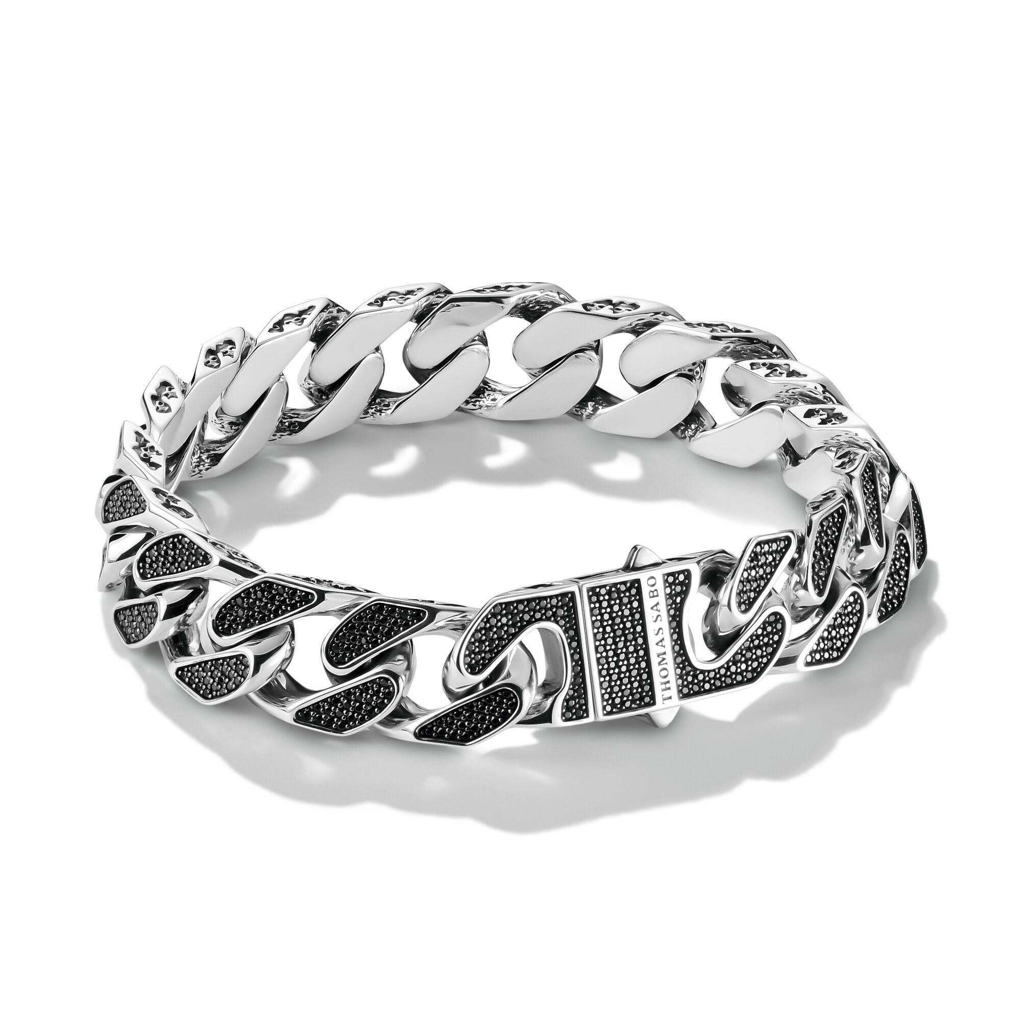 THOMAS SABO Black Pavé Bracelet Rebel Icons