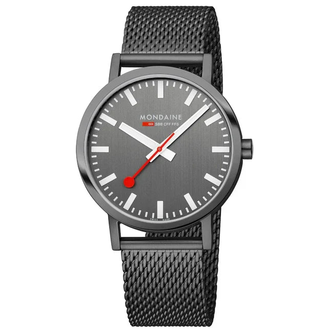 Mondaine Classic Mesh Grey 40mm - A660.30360.81SBM