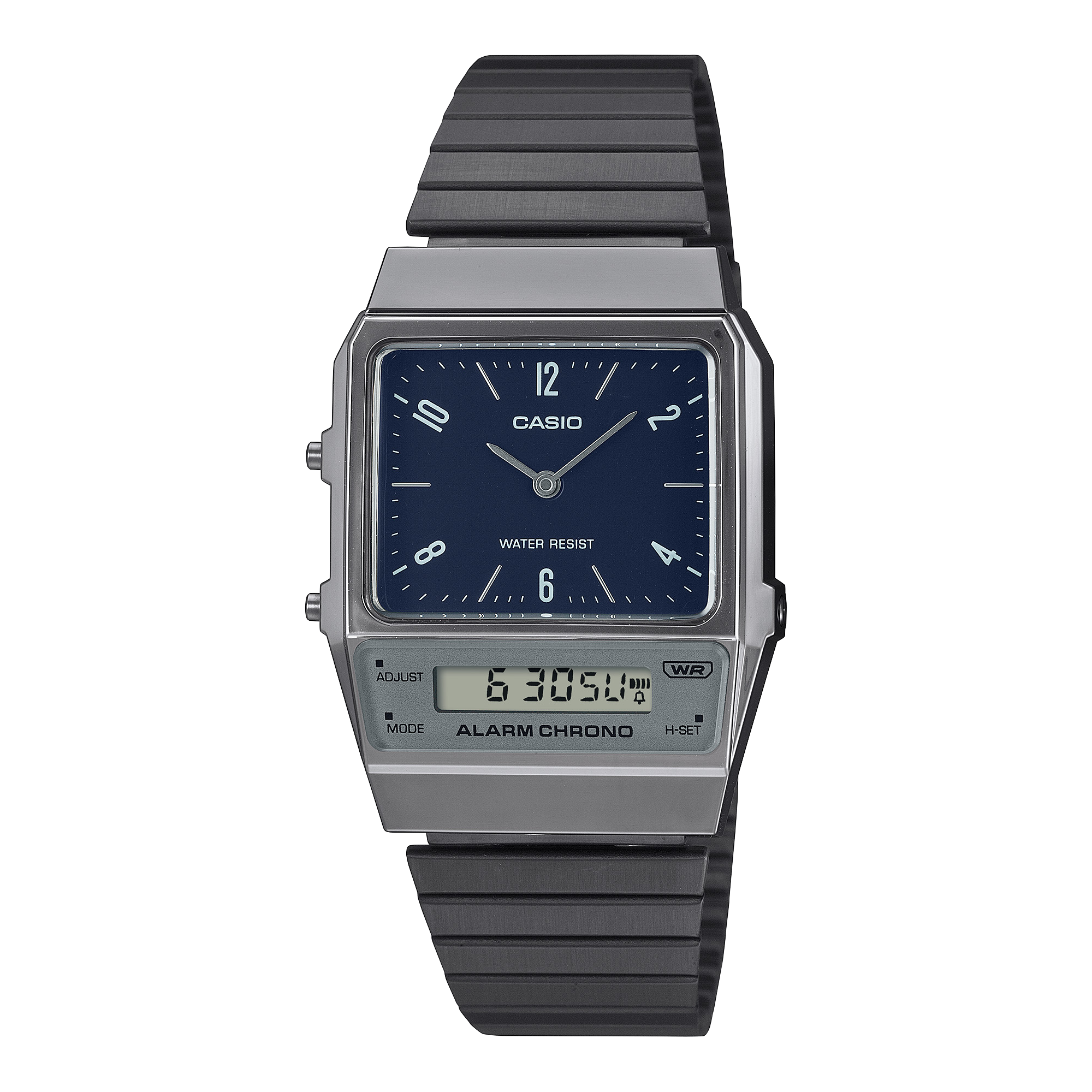 Casio Vintage AQ-800 Retro Modern Colors Stainless Steel Watch AQ800EB-2A