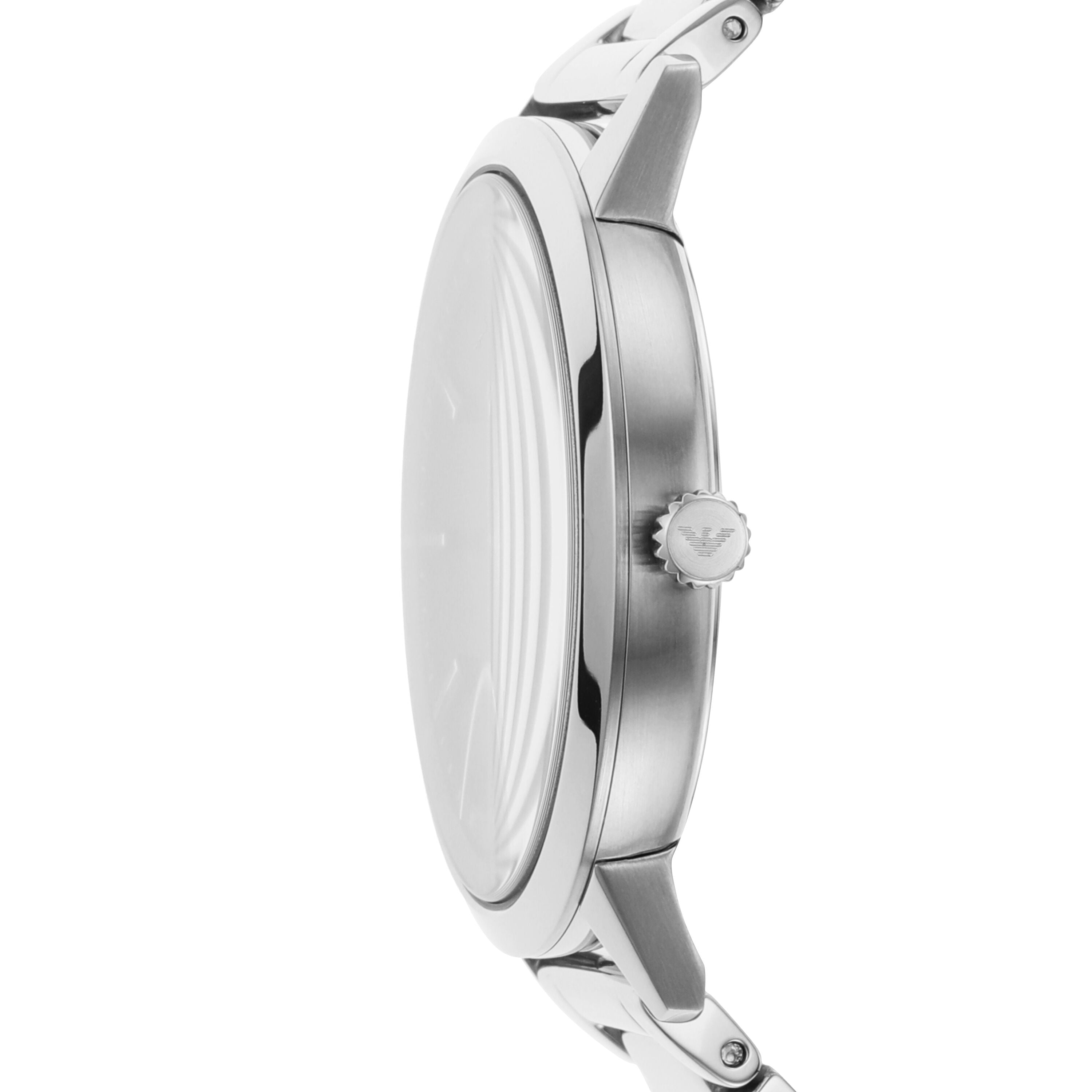 Emporio Armani Black Dial Silver Stainless Steel Watch AR11310