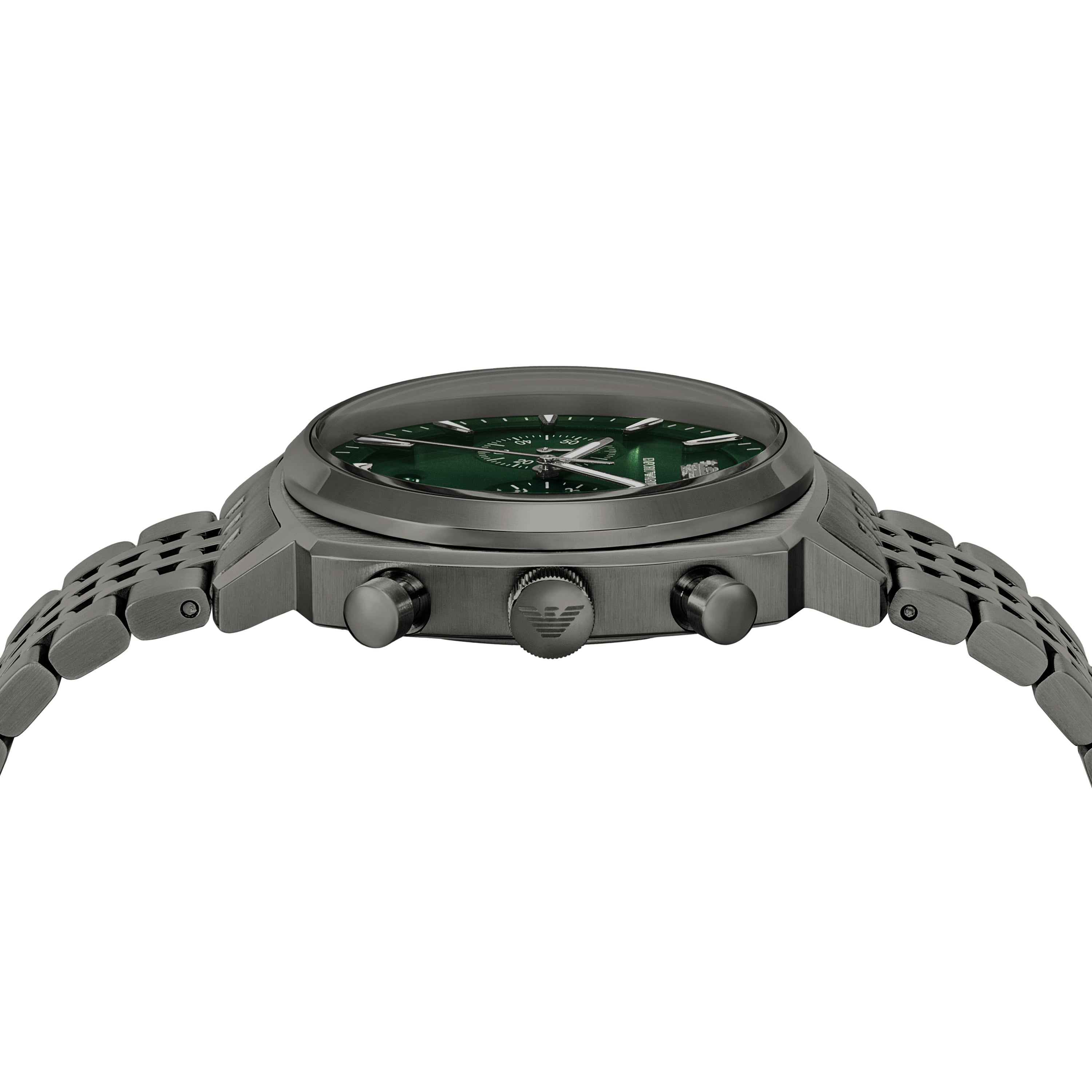 Emporio Armani Green Dial Gunmetal Watch AR11689