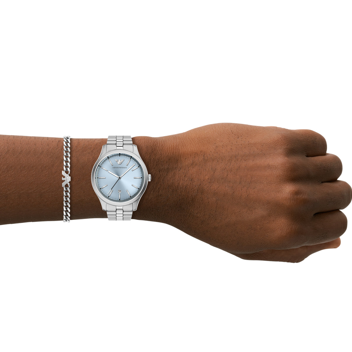 Emporio Armani Gift Set AR80090SET on the wrist