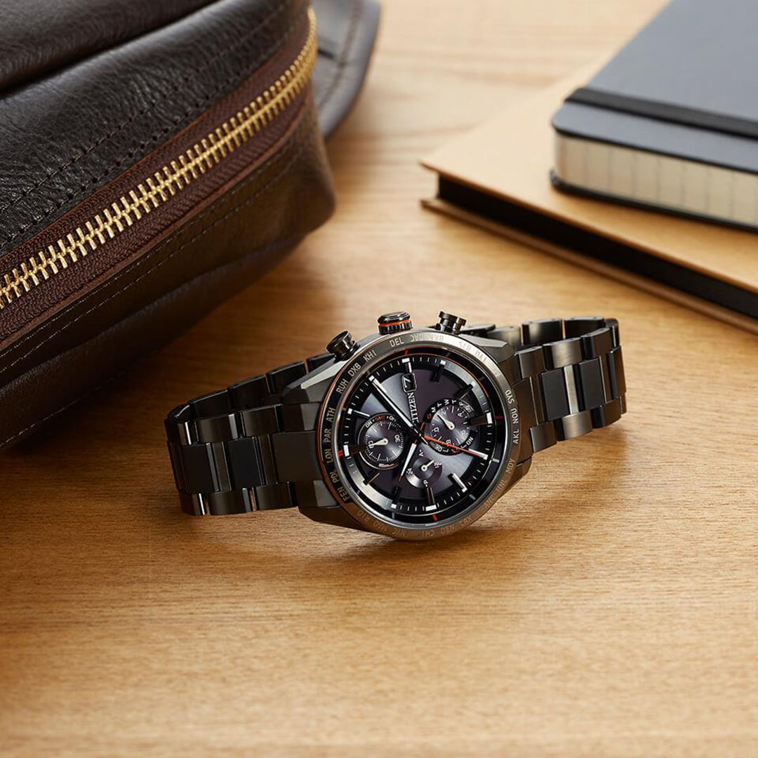 Citizen Attesa Radio Controlled Eco-Drive Titanium Watch AT8185-62E