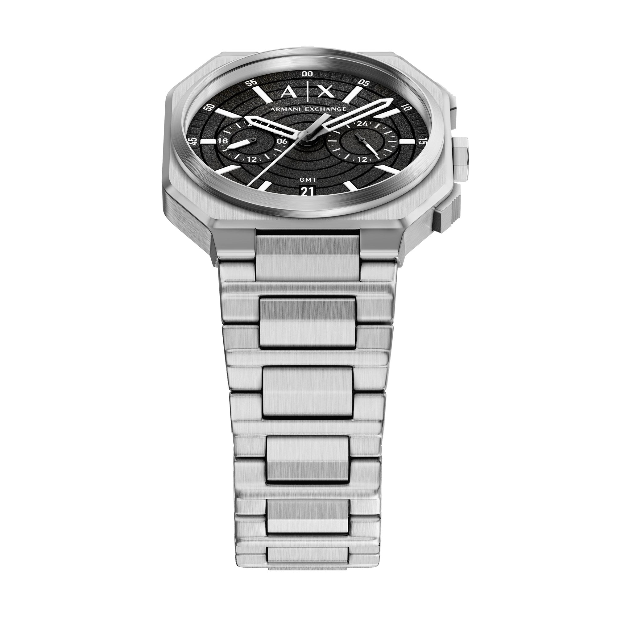 Armani Exchange men's watch, black dial (view 2)