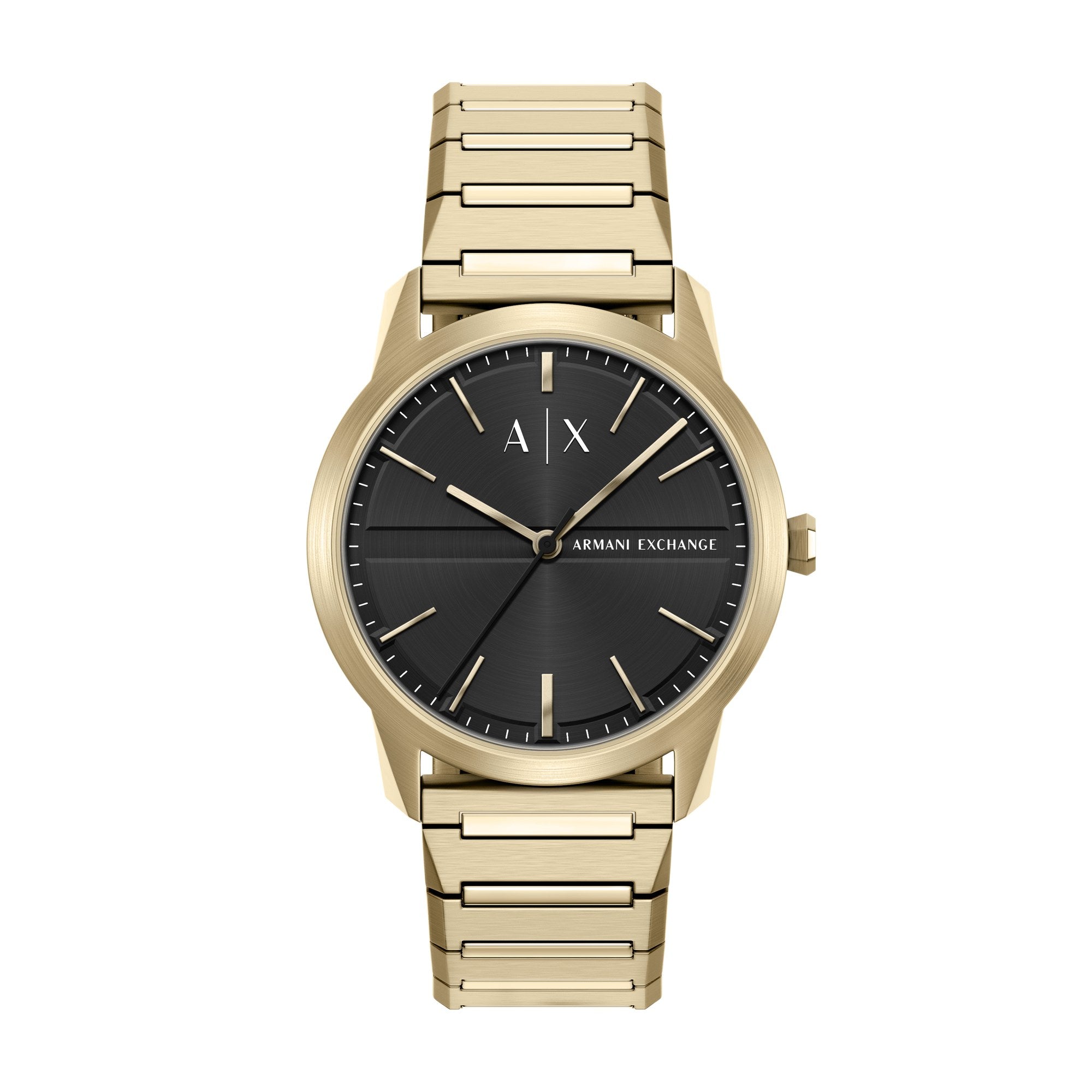 Armani Exchange men's watch, black dial