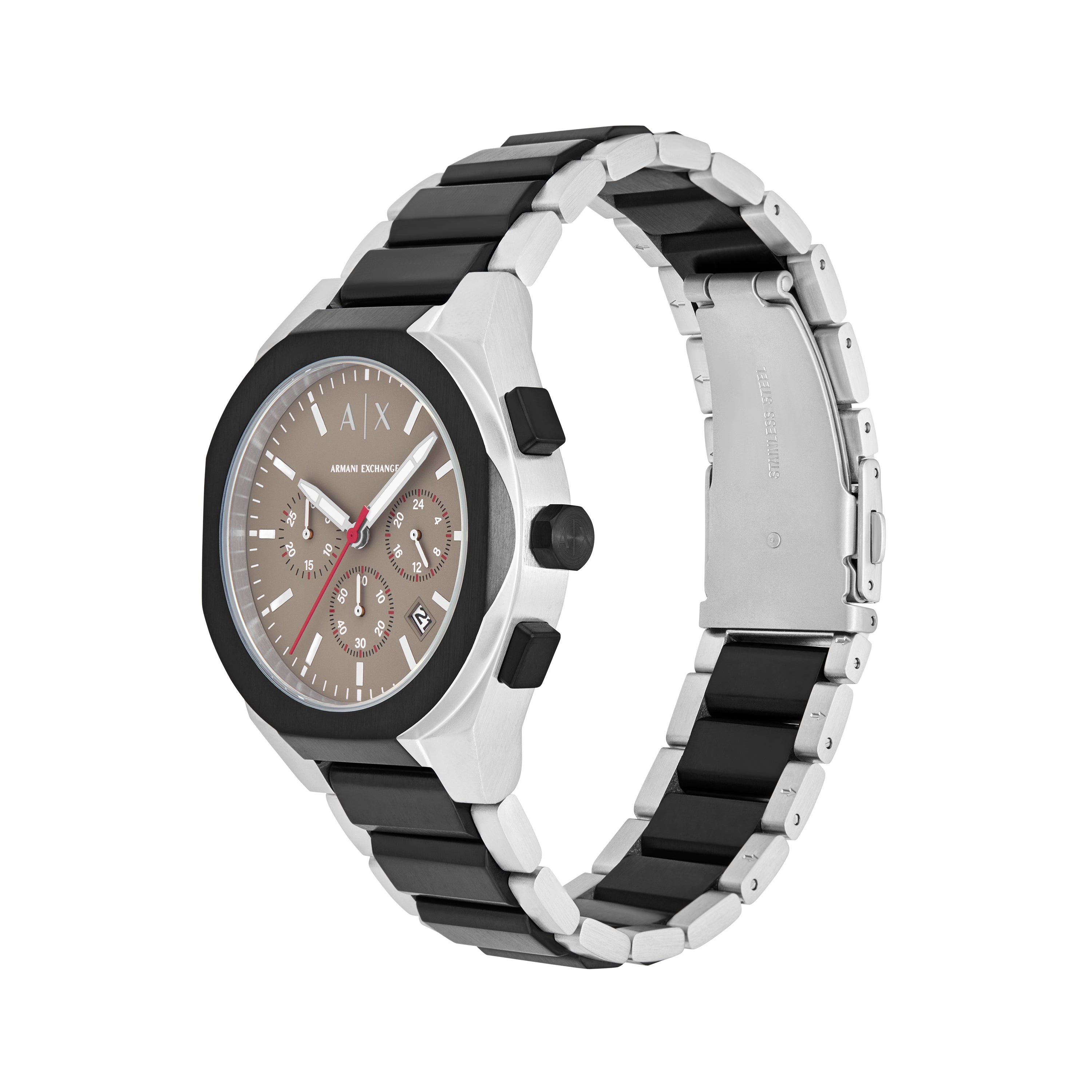 Armani Exchange Sync Chronograph Two Tone Stainless Steel Watch AX4199