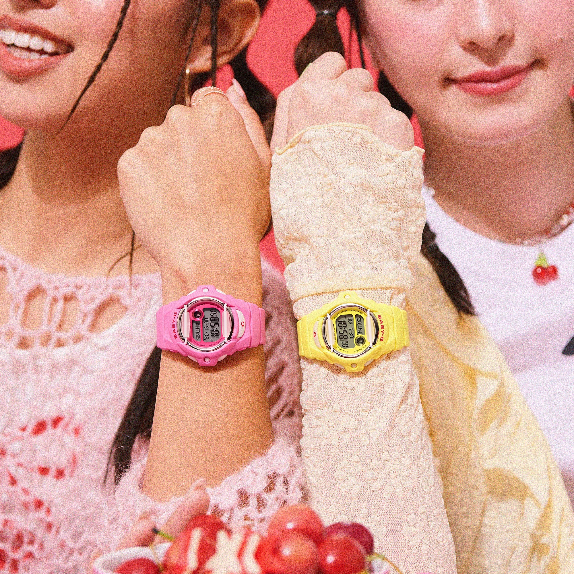 Baby-G BG-169 Series Pink Dial Pink Resin Band Watch BG169CH-4D