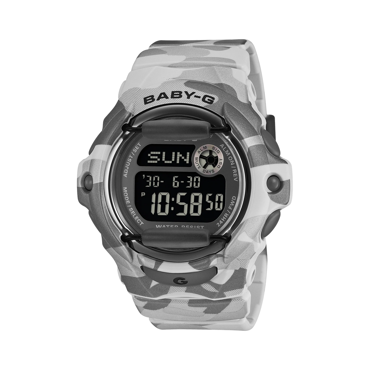 Baby-G Digital Watch Digi Camo Grey BG169CMB-8D