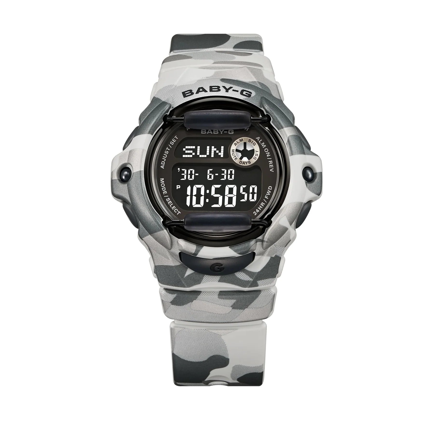 Baby-G Digital Watch Digi Camo Grey BG169CMB-8D