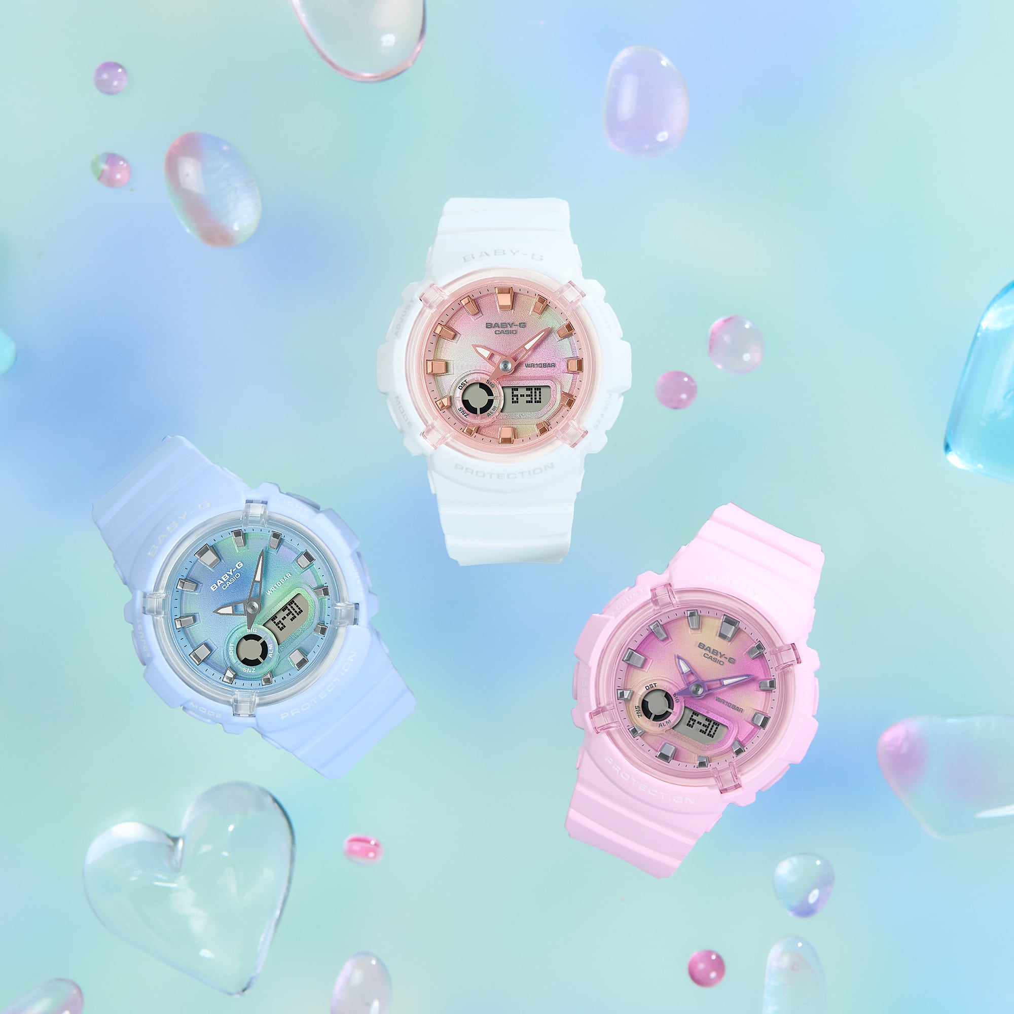 Baby-G Analog Digital White Resin Band Watch BGA280TD-7A