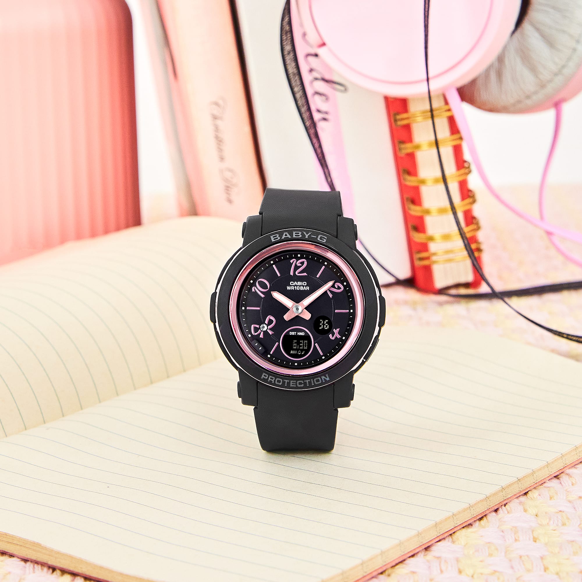 Baby-G Analog Digital Black Resin Band Watch BGA290RA-1A