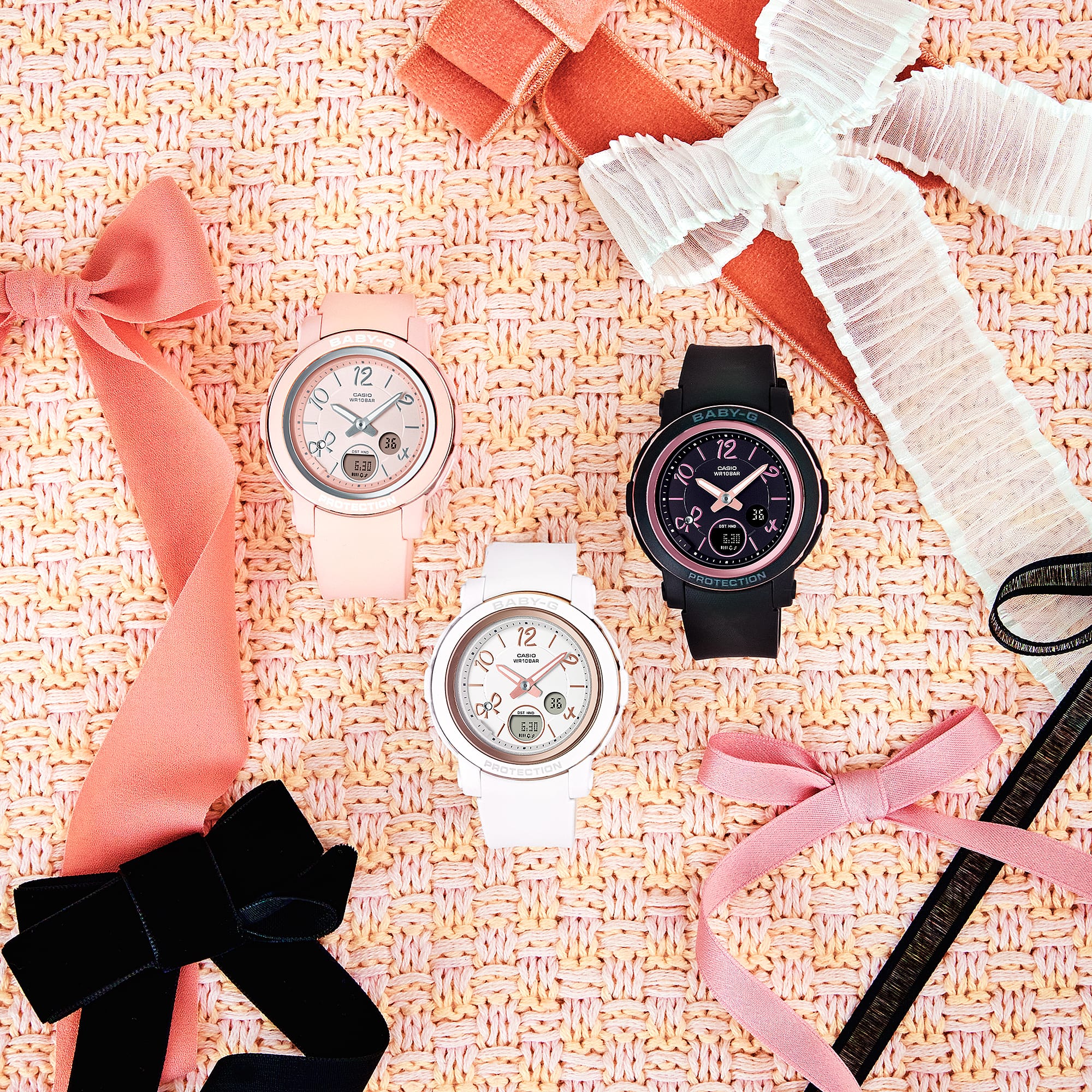 Baby-G Analog Digital Pink Resin Band Watch BGA290RA-4A