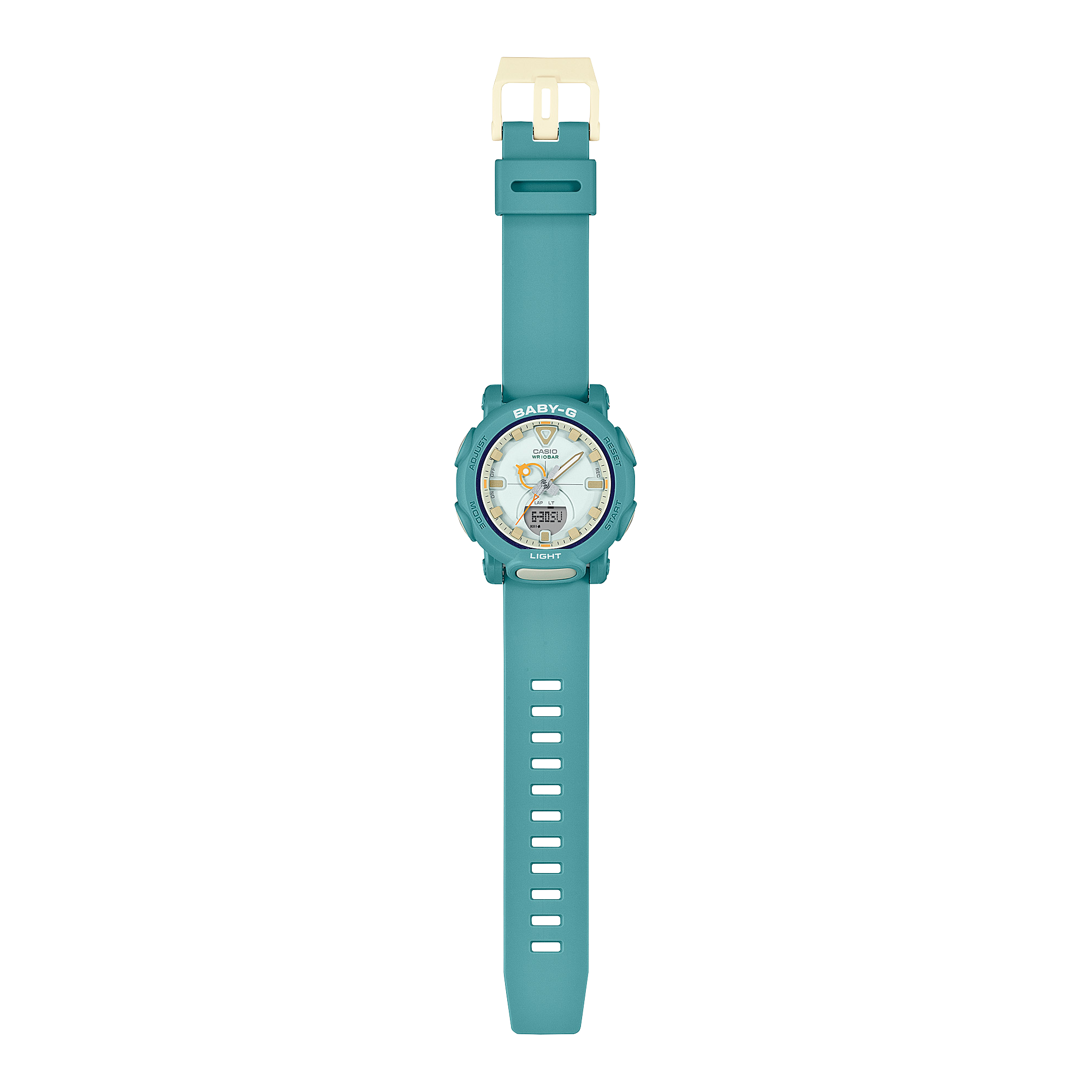 BABY-G DUO Retro Pop Green Resin Band Watch BGA310RP-3A