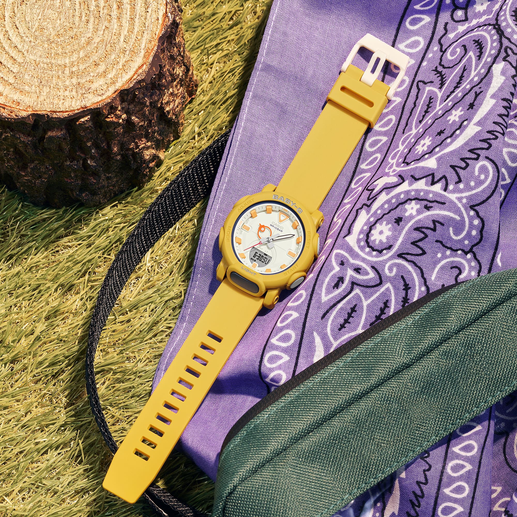 Baby-G Analog Digital Yellow Resin Band Watch BGA310RP-9A