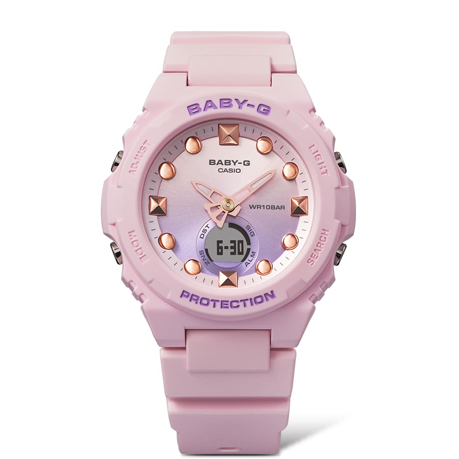 BABY-G Pink Resin Band Womens Watch BGA320-4A