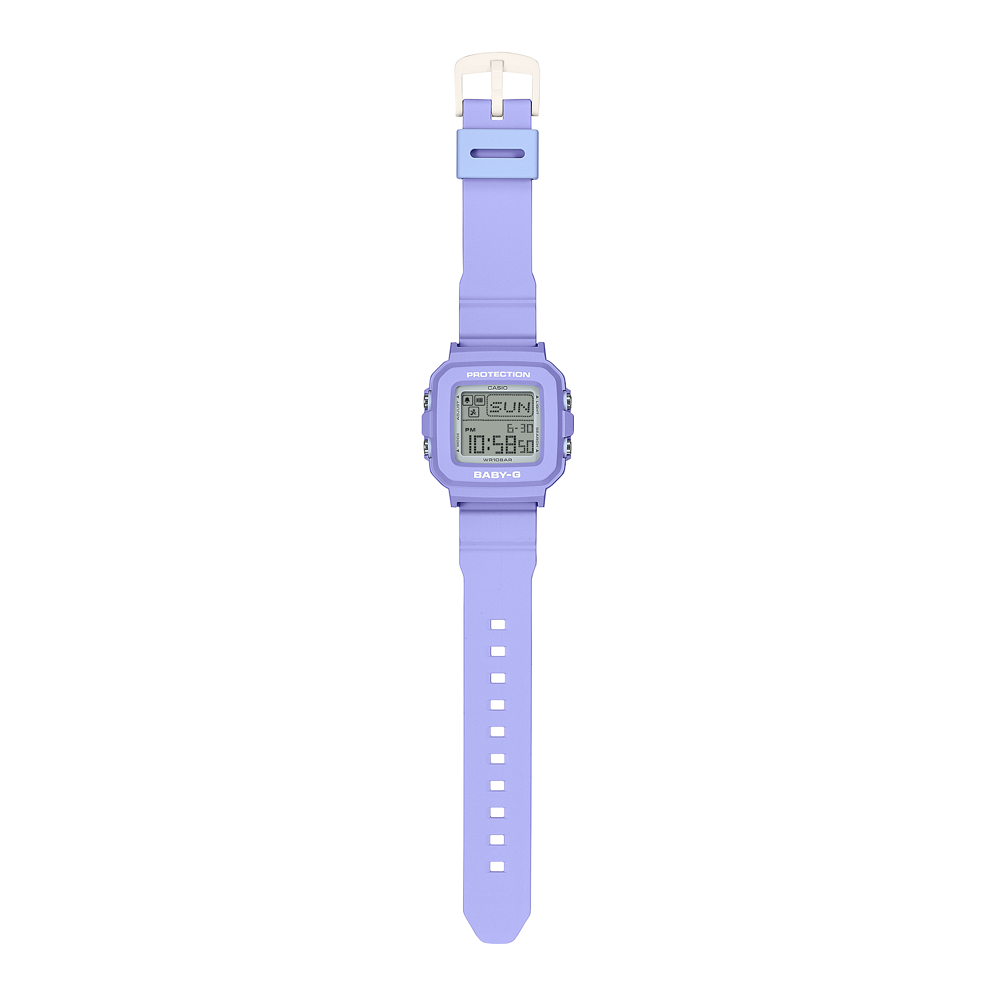 Baby-G Digital Purple Resin Band Watch BGD10K-6D