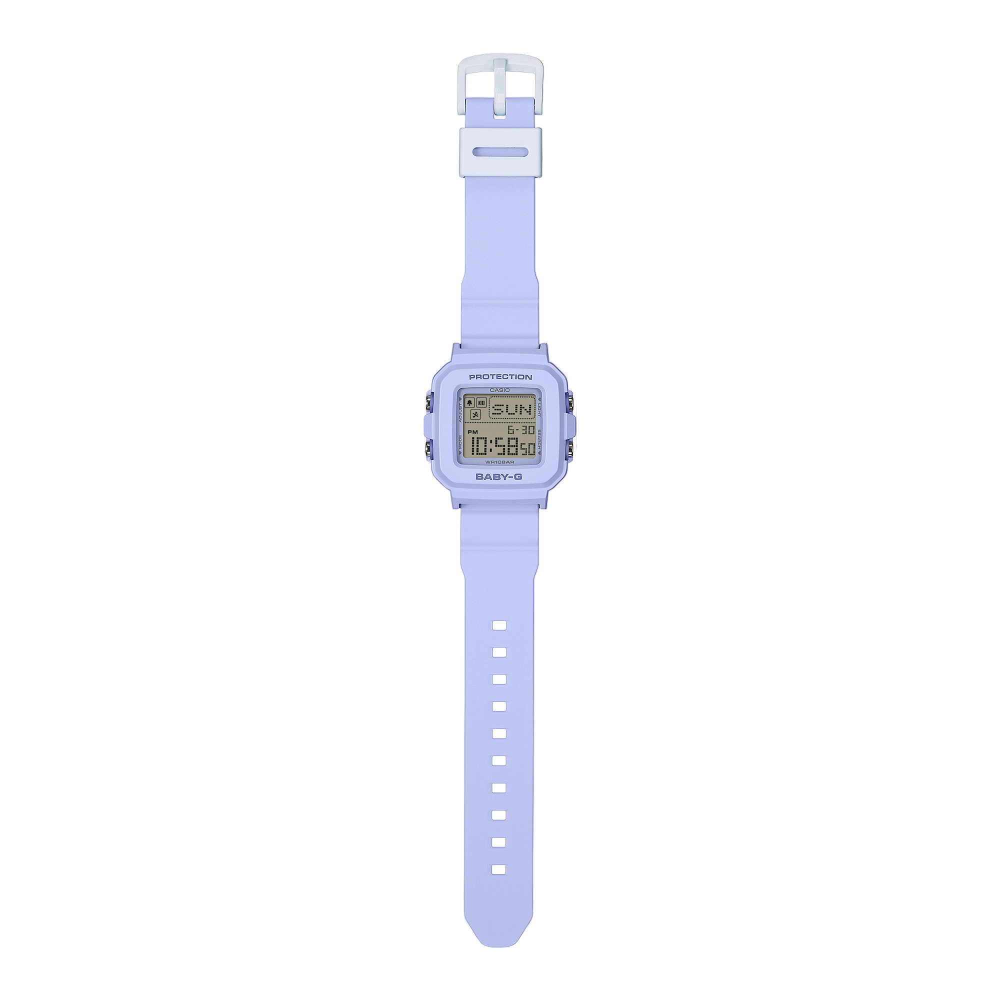 Baby-G Digital Heart Pop Dial Blue Resin Band Watch BGD10KH-2B