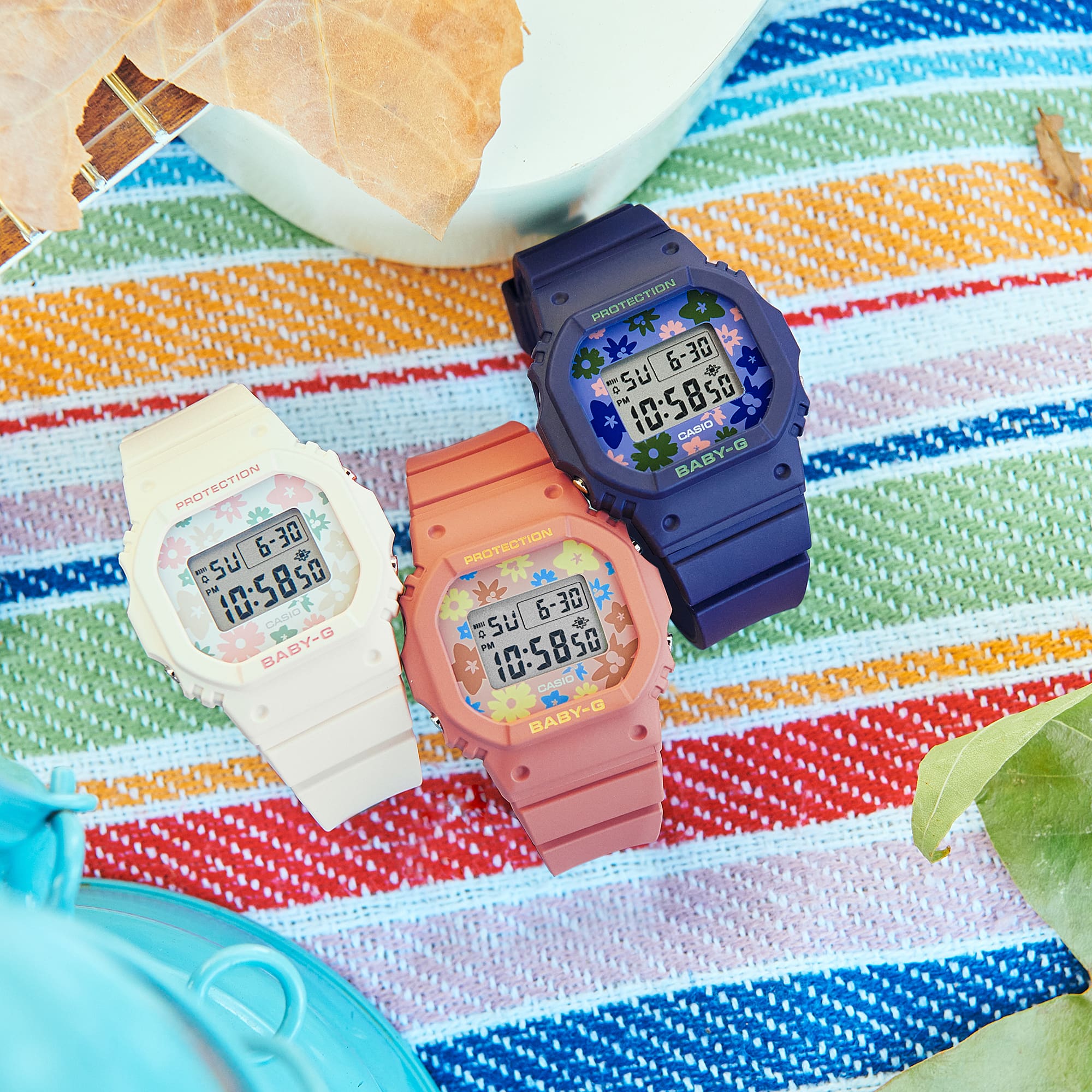 G-Shock BGD-565 Series Orange Resin Band Watch BGD565RP-4D