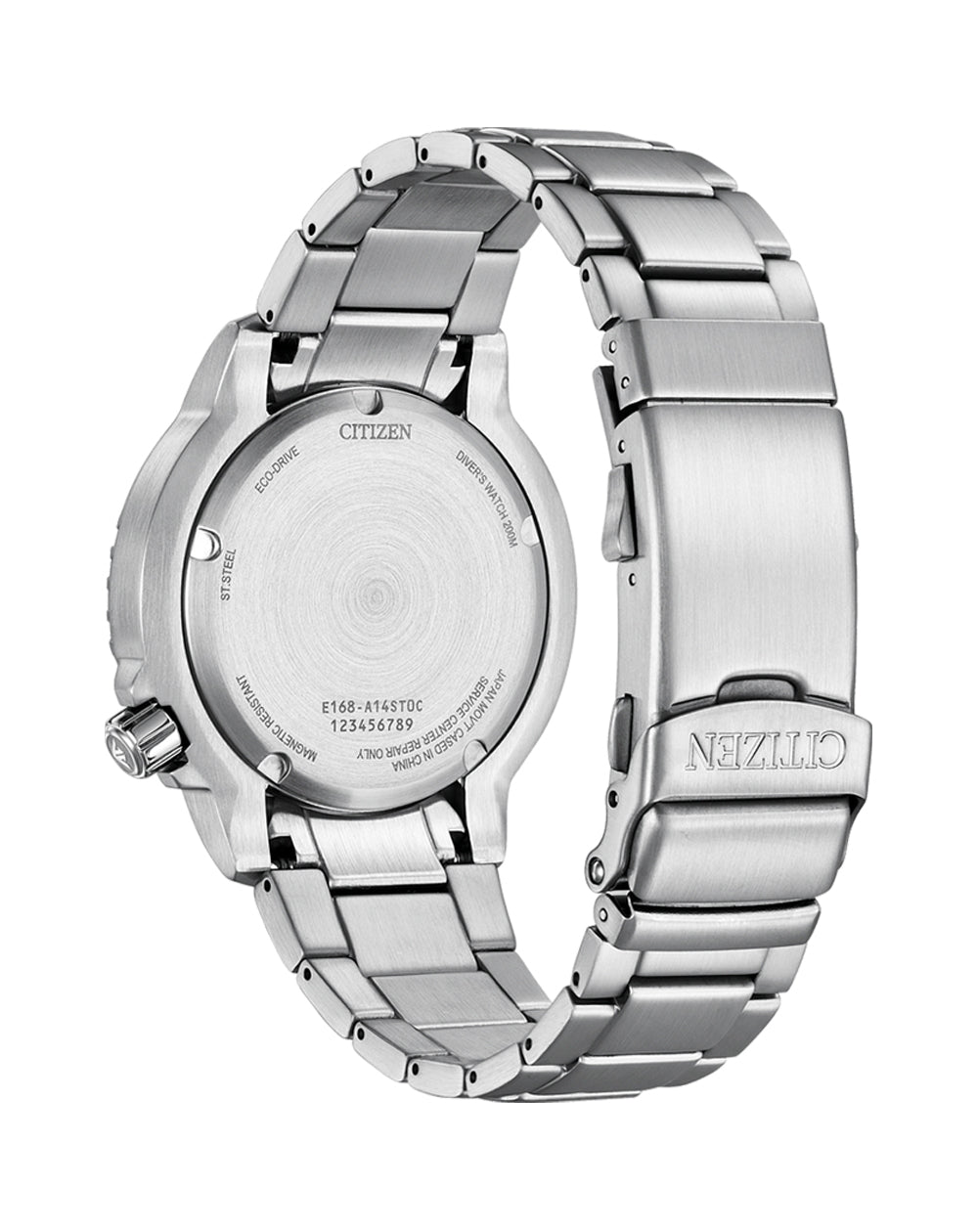 Citizen Promaster Eco-Drive Stainless Steel Blue Dial Watch BN0165-55L