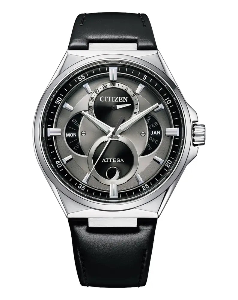 Citizen Attesa Eco-Drive BU0060-09H Black Leather 42mm Watch