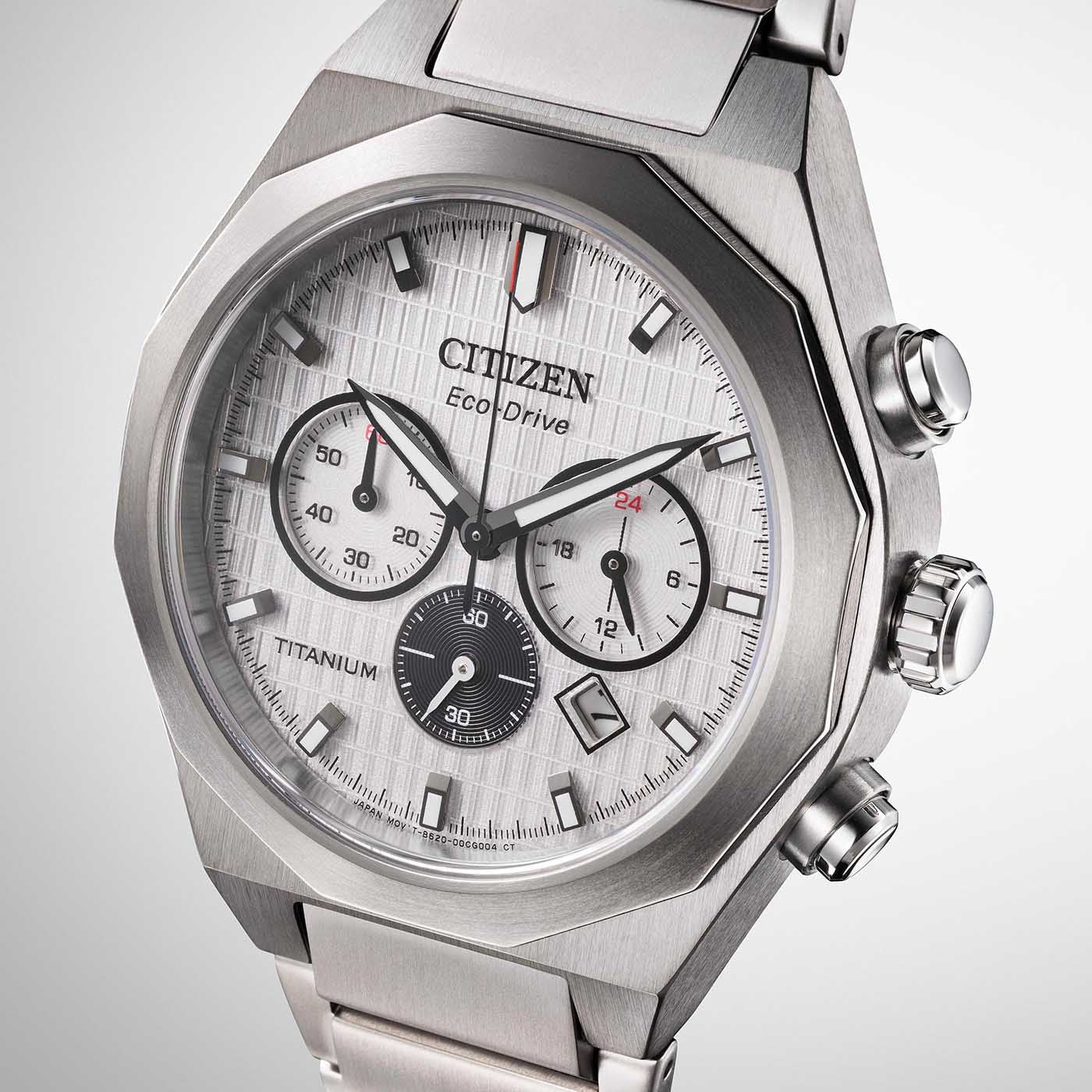 Citizen Super Titanium Zenshin Senkei Stainless Steel Watch CA4690-51A