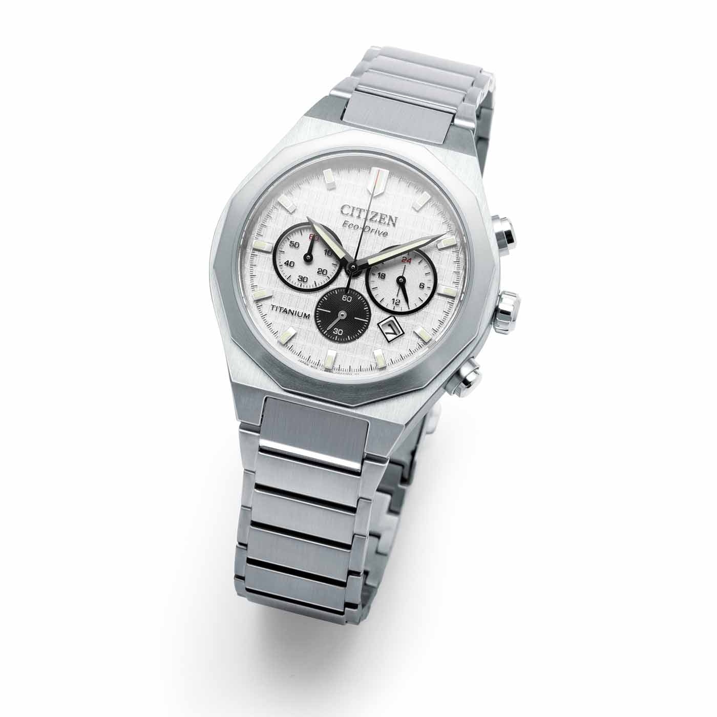 Citizen Super Titanium Zenshin Senkei Stainless Steel Watch CA4690-51A