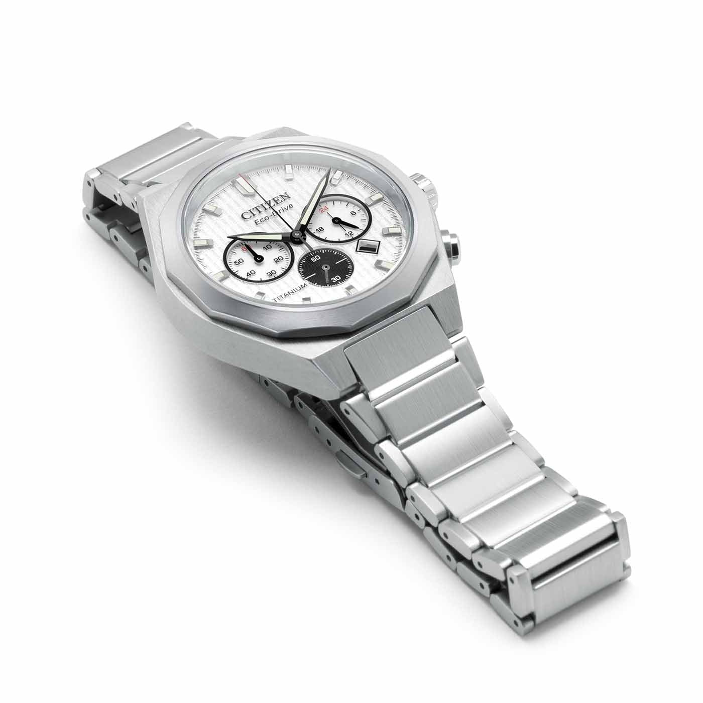 Citizen Super Titanium Zenshin Senkei Stainless Steel Watch CA4690-51A